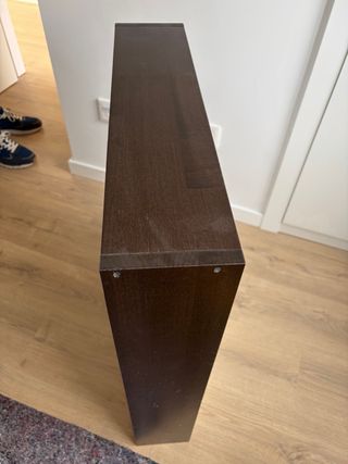 Espejo marco madera oscuro