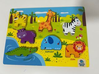 Puzzle de animales Mundo Diver