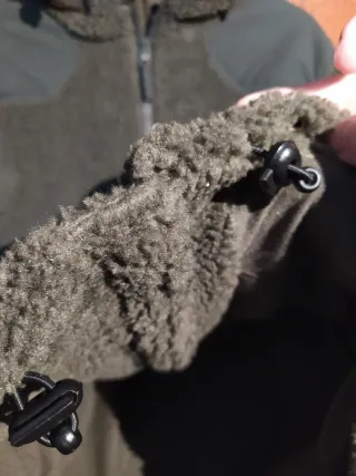 Chaqueta forro polar verde T:L