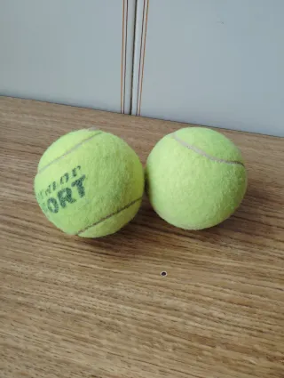 Dos pelotas de tenis Dunlop