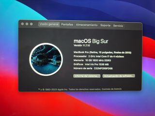 MacBook Pro Retina 15” (Fine 2013)