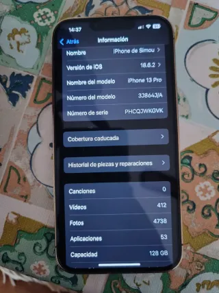 iPhone 13 Pro 128GB Batería 79%