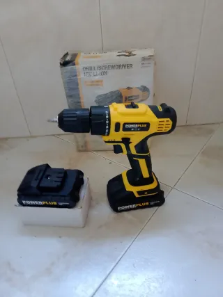 Taladro Powerplus 18V con Batería