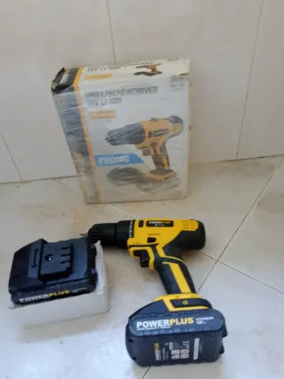 Taladro Powerplus 18V con Batería