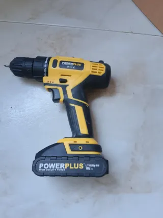 Taladro Powerplus 18V con Batería