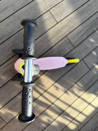 Patinete infantil 3 ruedas rosa y negra