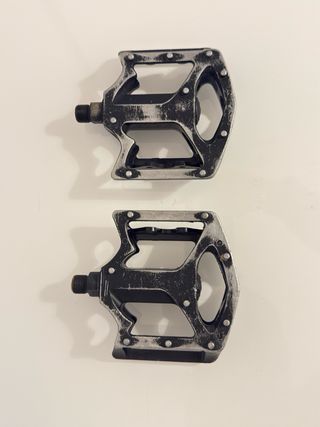 Pedaleira BMX 3 peças completa com pedais