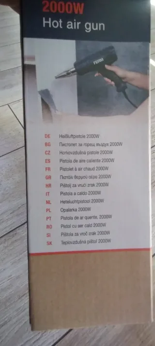 Pistola aria calda FERM 2000W