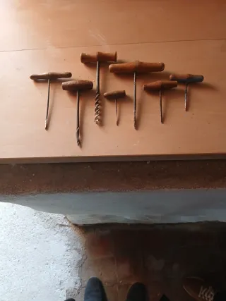 Barrenas pequeñas de madera