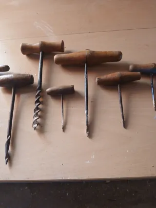 Barrenas pequeñas de madera