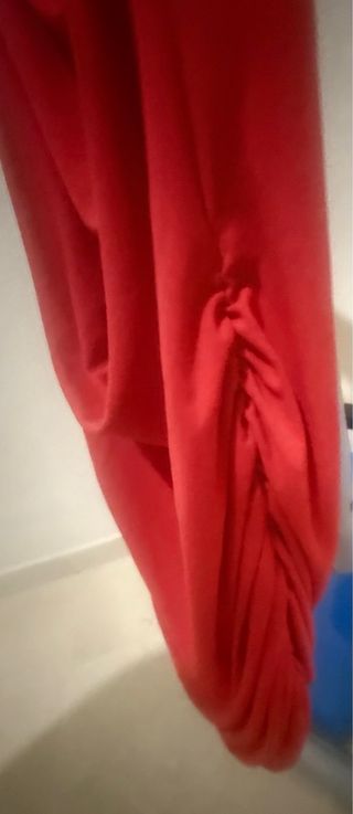 Vestido rojo tirantes cruzados