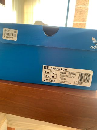 Deportivas Adidas Campus Negras Talla 43