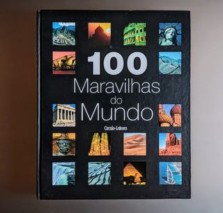 Livro 100 Maravilhas do Mundo em monumentos 1990