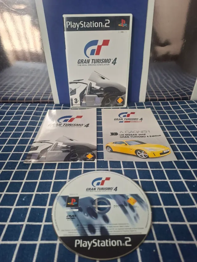 PS2 GRAN TURISMO 4 ORIGINAL COMPLETO