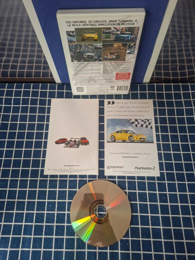 PS2 GRAN TURISMO 4 ORIGINAL COMPLETO