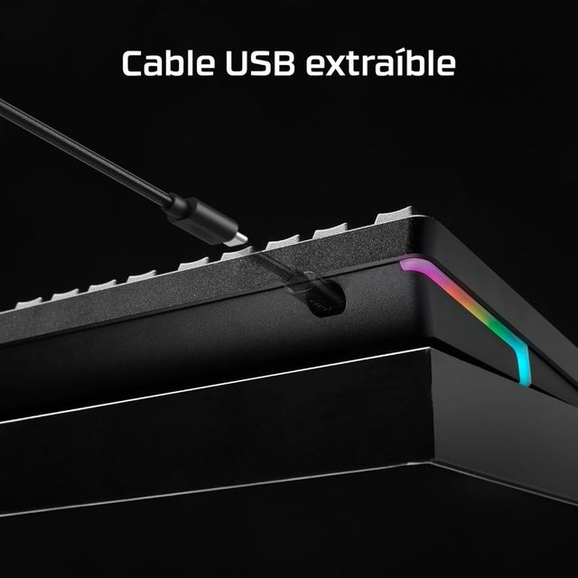 HyperX Alloy Rise Teclado Mecánico RGB Español