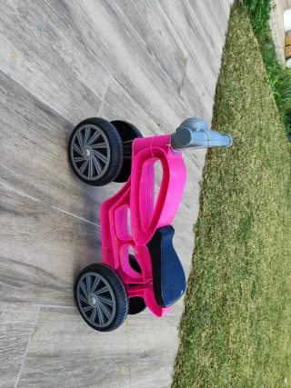 Bici de aprendizaje rosa