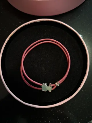 Conjunto Collar y Pulsera Tous  Rosa