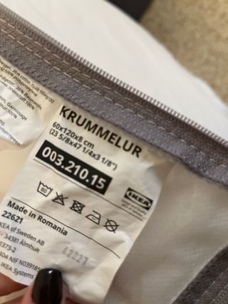 Colchón cuna infantil IKEA 60x120 cm