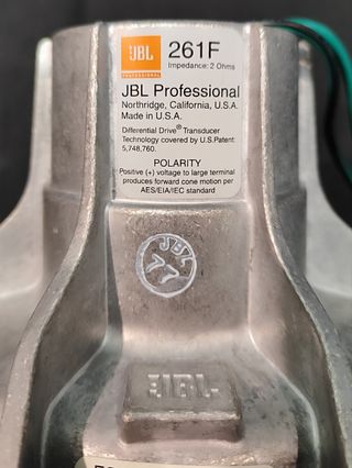 Altavoz JBL 10” 261F 2Ohm cono, driver