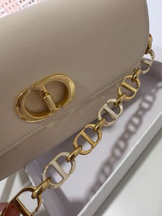 Bolso Dior Piel Beige y Dorado Nuevo