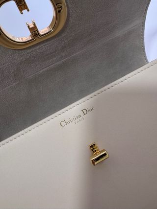 Bolso Dior Piel Beige y Dorado Nuevo