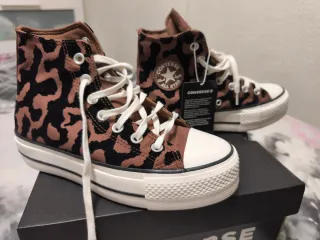 Converse CTAS Lift Hi Plataforma Negra