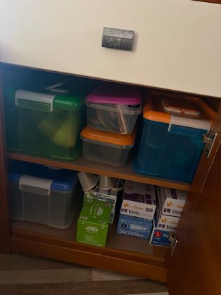 Cómoda madera pino 3 departamentos