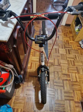 Patinete Scooter BMX Blanco