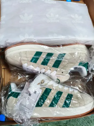 Adidas Campus Beige y Verde