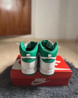 Nike Dunk High Verdes y Blancas