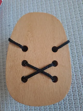 Zapato para ensartar