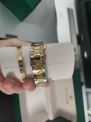 Reloj Submariner Oro y Verde