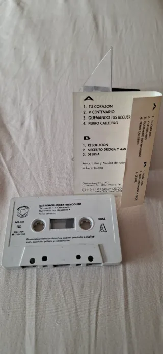 Casete Extremoduro Éxitos 1993