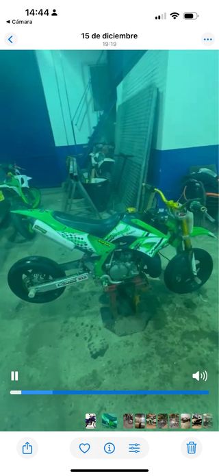 Kawasaki KX 125 Supermotard Suzuki Rm 85 cross 2t