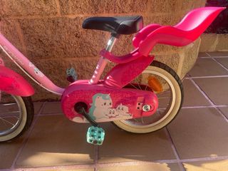 Bicicleta Infantil 14 Rosa Unicornio