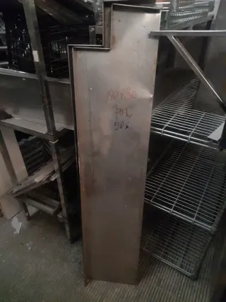 Baldas y estanterías de acero inoxidable