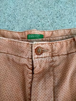 Pantaloni uomo color pesca