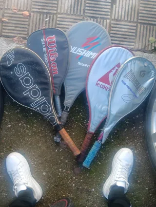 Lote de 5 Raquetas de Tenis