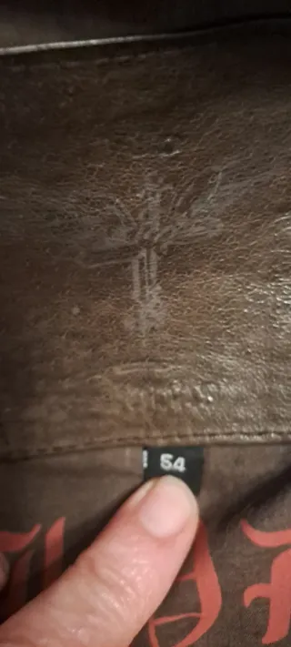 Cazadora de piel marrón  Vintage