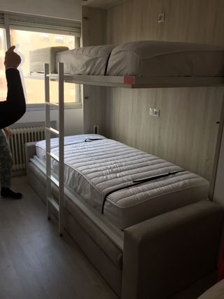 Mueble Litera plegable sofa armario y mesa