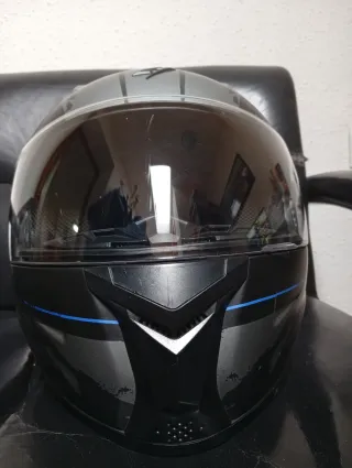 Casco Stormer Helmets Negro Azul Talla S