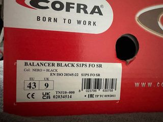 Botas de trabajo Cofra negras
