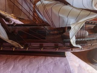 Maqueta de barco velero grande