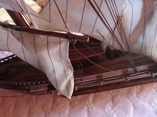 Maqueta de barco velero grande