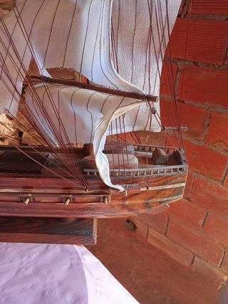Maqueta de barco velero grande