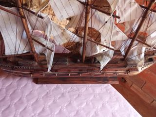 Maqueta de barco velero grande