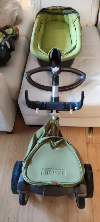 Silla bebé Stokke verde