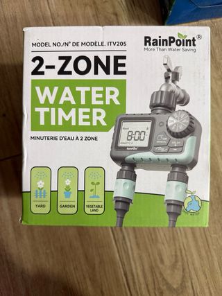 Programador de riego RainPoint 2 zonas