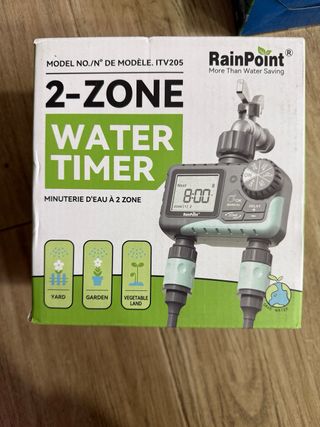 Programador de riego RainPoint 2 zonas